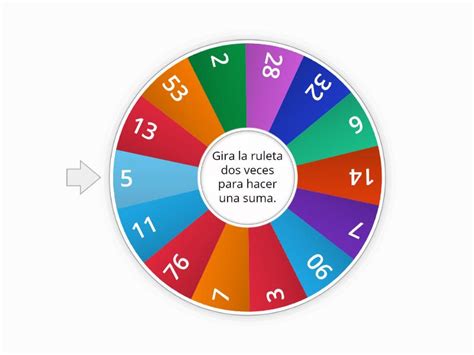 Ruleta De Las Sumas Random Wheel