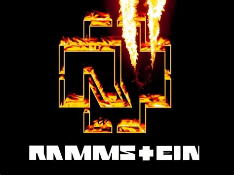 Carta Da Parati Con Logo Rammstein