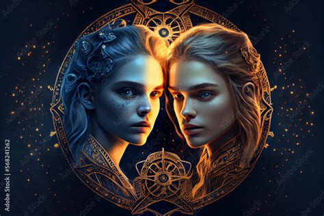 Gemini Zodiac Sign Astrological Constellation Twins Horoscope Sign