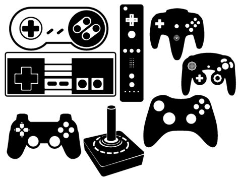 Game Controller Vector Set Vector For Free Download Freeimages