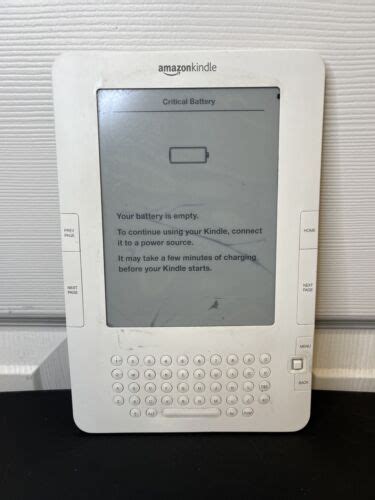 Amazon Kindle 2nd Generation 2gb 3g Unlocked 6in White