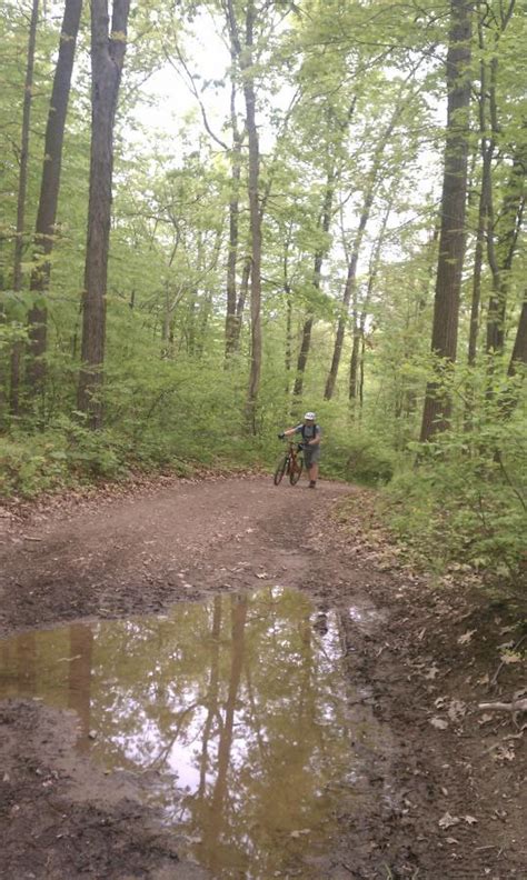 Glen Park Mountain Bike Trail In Stroudsburg Pennsylvania