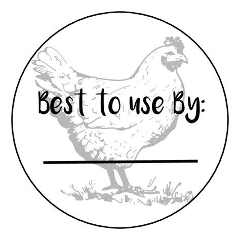 Best To Use By Sticker Fresh Egg Stickers Egg Carton Etsy Uk