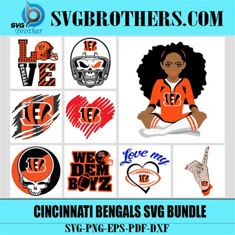 Cincinnati Bengals Svg Bundle Football Team Nfl Svg SVGBrothers