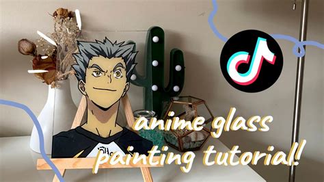 Art And Collectibles Anime Glass Painting Akaashi Acrylic