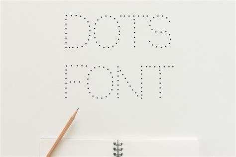 12 Best Dotted Fonts For Sweet Designs Design Inspiration