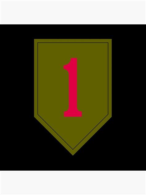 Best Seller 1st Infantry Division Merchandise Poster For Sale By