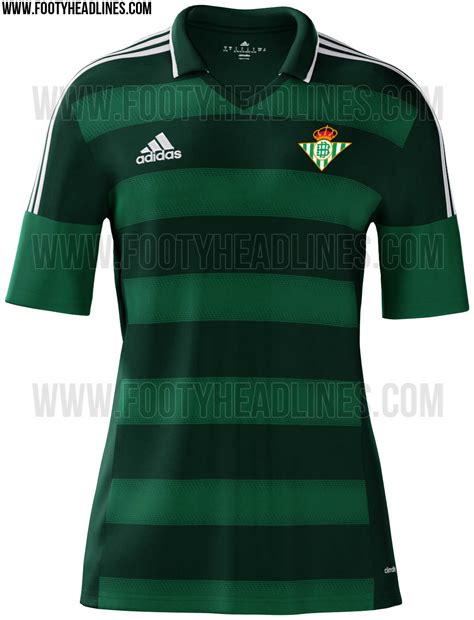 Cuenta oficial del coosur real betis, sección de baloncesto del @realbetisbalompie y equipo de la @acbcom | #coosurbetis 💚🏀 www.realbetisbaloncesto.com. Adidas Betis 15-16 Kits Leaked - Footy Headlines