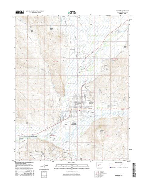 Mytopo Gunnison Colorado Usgs Quad Topo Map