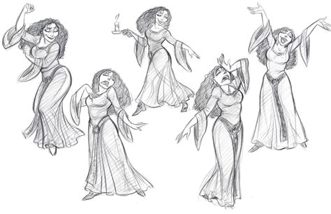 The Art Behind The Magic Mother Gothel Study By Jin Kim