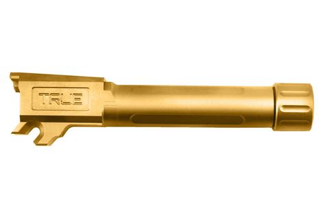 True Precision Sig Sauer P365 Threaded Barrel With Gold Tin Finish