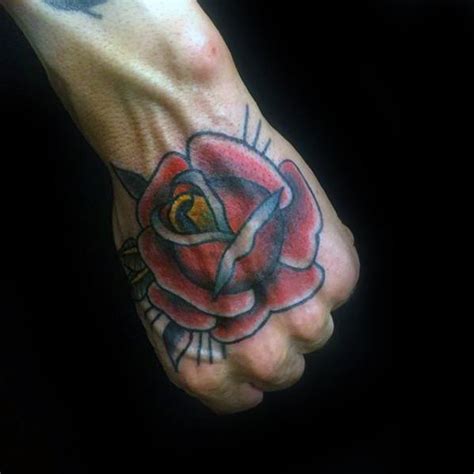 A growing trend in the tattoo world is inking the palm of the hand. 70 Simple Hand Tattoos For Men - Cool Ink Design Ideas