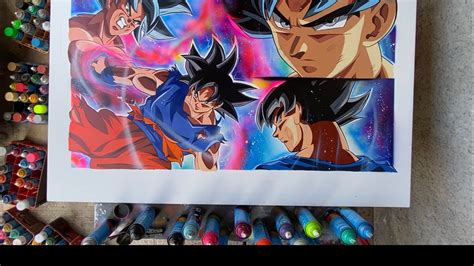 Son Goku Dragón Ball Spray Paint Youtube