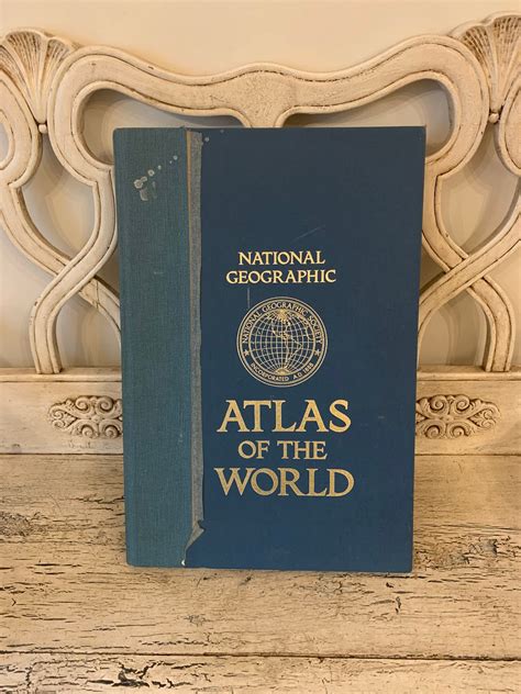 Vintage 1981 National Geographic World Atlas Oversized Etsy