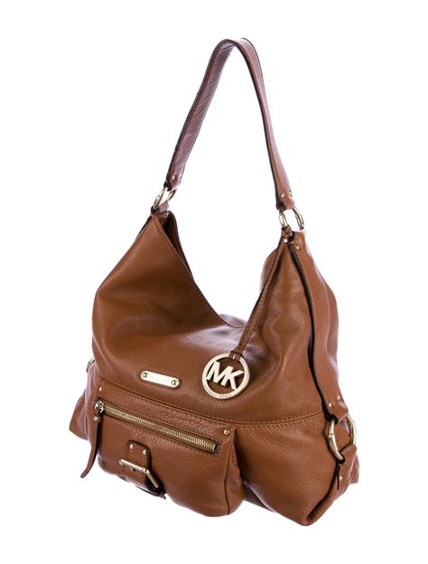 Michael Michael Kors Leather Hobo Bag Handbags Wm523857 The Realreal