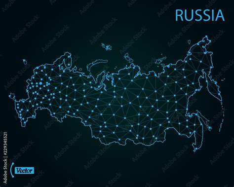 Map Of Russia Vector Illustration World Map Stock Vector Adobe Stock