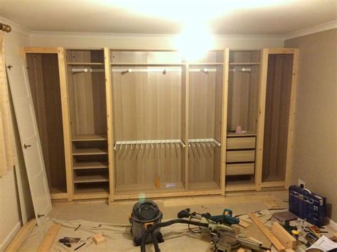 Contemporary fitted wardrobes for loft bedroom joat london. PAX traditional fitted wardrobe hack - IKEA Hackers ...