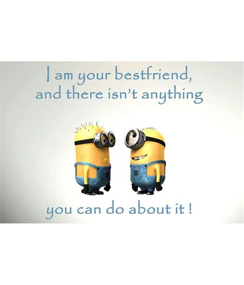 Stybuzz Minions Friendship Quote Poster Posters Buy Stybuzz Minions