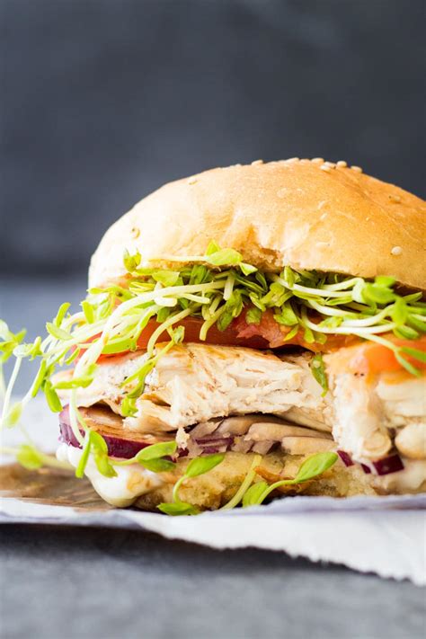 Healthy Chicken Breast Burger Recipe Setkab Com