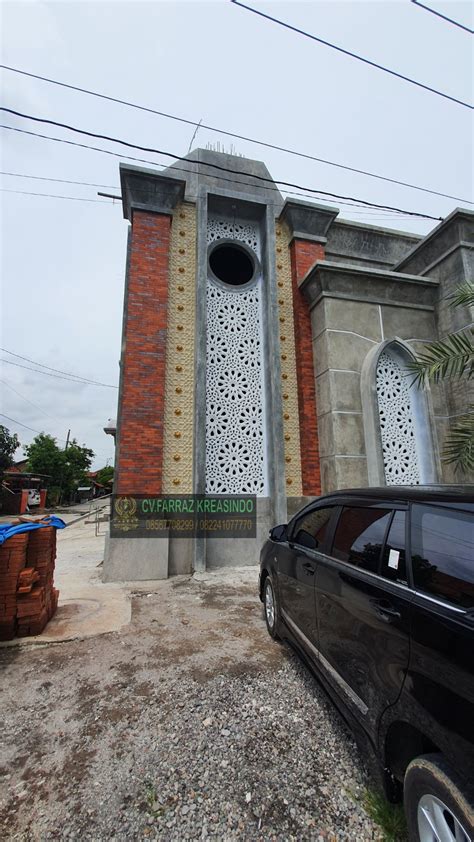 Ornamen Krawangan Grc Jendela Masjid Farraz Visual Art