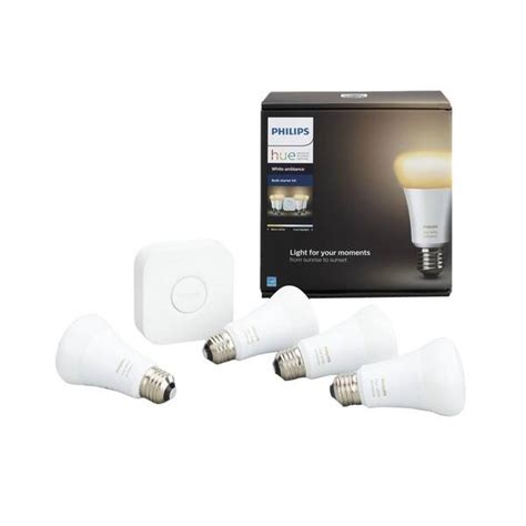 Philips Hue White Ambiance A19 Led 60w Equivalent Dimmable Smart