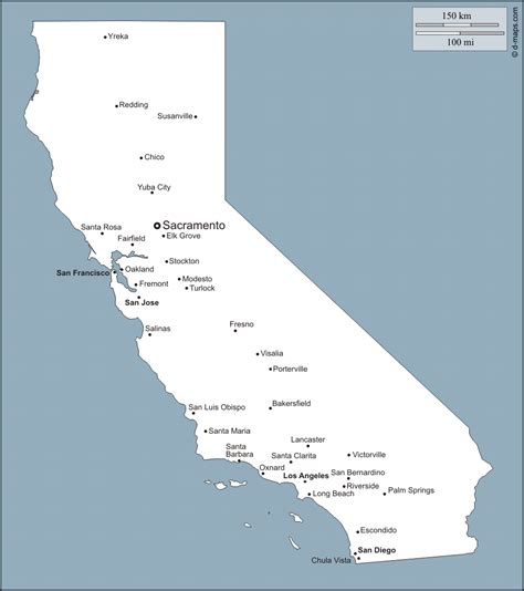 California Free Maps Free Blank Maps Free Outline Maps Free Cliparts Co