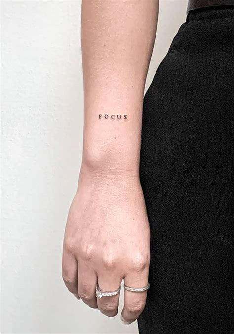 56 Meaningful One Word Tattoos That Say A Million Things