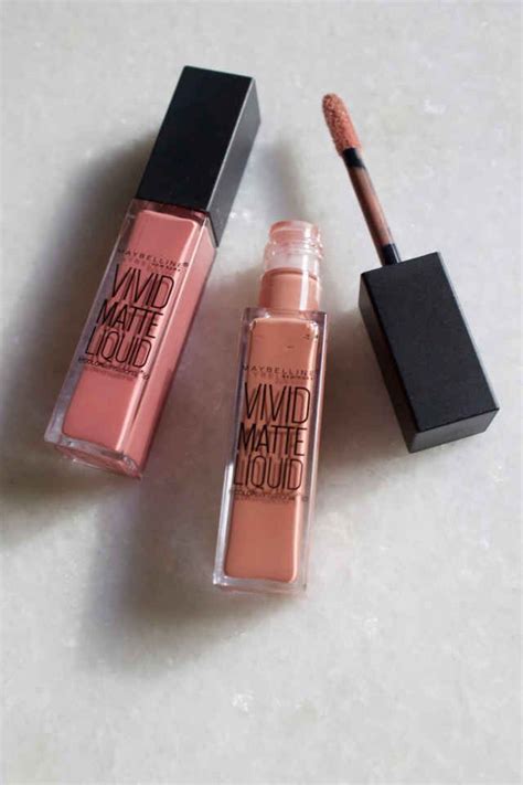 Maybelline Vivid Matte Liquid In Nude Thrill And Nude Flush Beauty