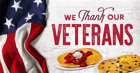 Veterans Day Free Meals 2018 Freebies Deals And Discounts