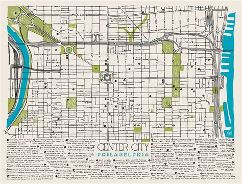 Printable Map Of Center City Philadelphia Printable M