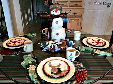 5 Snowman Centerpieces Decorate Winter Table Christmas Table Settings