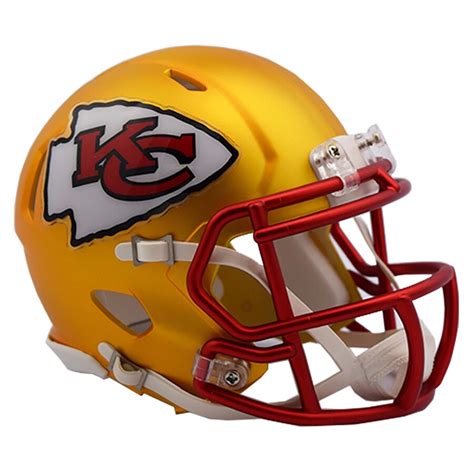 Riddell Kansas City Chiefs Blaze Revolution Speed Mini Football Helmet