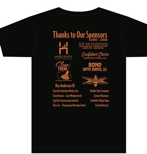 Sponsorship Logos On Shirts