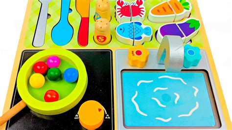 Todos los juguetes de panadería de madera se pueden utilizar en su área de cocina, por lo que los niños pueden jugar o preparar alimentos junto con adultos usando los juguetes. Juguetes de Cocina, Aprende Nombres de Frutas y Verduras ...