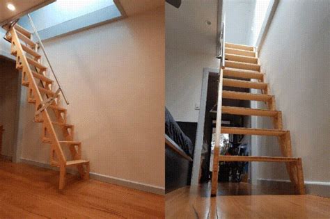 Australian Designer Zev Bianchis Bcompact Hybrid Stairs And Ladders