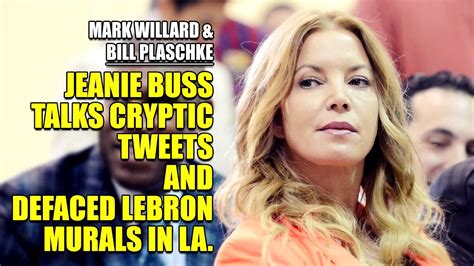 Jeanie Buss Talks Lebron S Defaced Mural And Cryptic Tweets Youtube