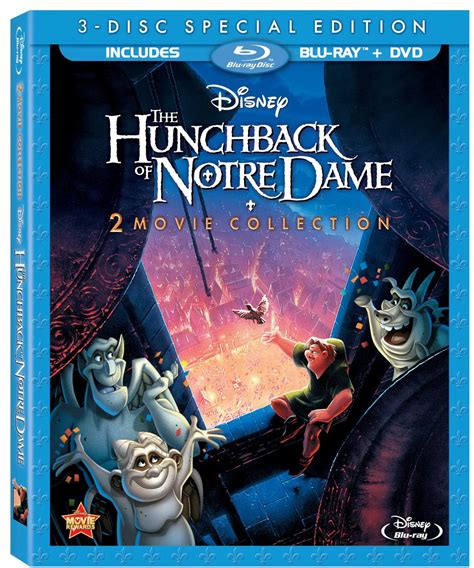 Disney S The Hunchback Of Notre Dame 2 Movie Collection Coming To Blu Ray March 12 2013