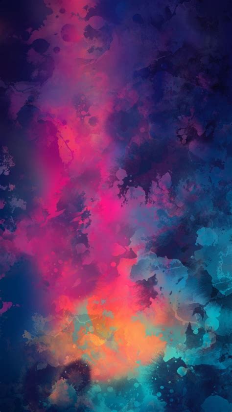 Spots Glow Abstraction Colorful Iphone Wallpaper Video Galaxy Phone