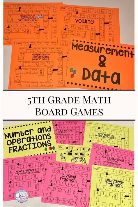 These Board Games Are Perfect For 5th Grade Math Centers