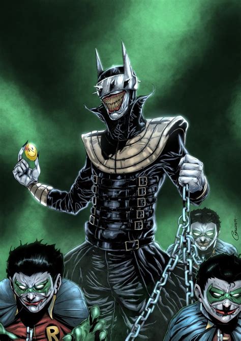 Batman who laughs! Featuring THE BUTTON!, Alfred Cabillon | Joker comic