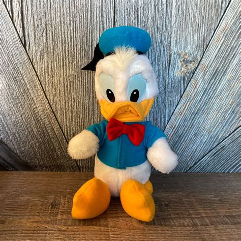 Vintage Donald Duck Plush Toy Donald 12 Inch Toy Mickeys Friend Walt