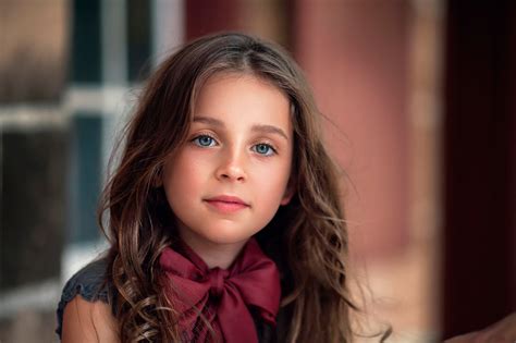 Images Little Girls Brown Haired Natural Beauty Children Face