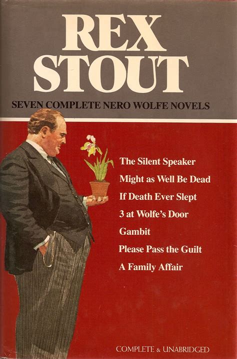 Nero Wolfe Nero Wolfe Novels Crime Fiction Novels