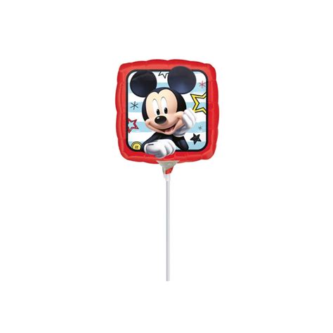 Ballon Mickey Mouse Carré De 23 Cm