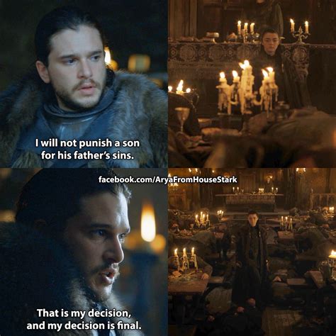 Game Of Thrones Season 7 Quotes Jon Snow Kit Harington Arya Stark