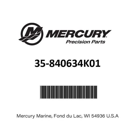 Mercury Filter Oil 35 840634k01 Partsvu