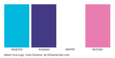 Many of its concepts and techniques. Miami Vice Logo Color Scheme » Brand and Logo » SchemeColor.com