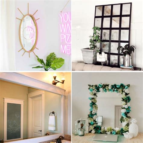 20 Diy Mirror Frame Ideas To Make Your Own Decorative Mirror