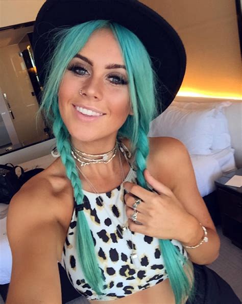 Dj Tigerlily Bright Hair Hair Inspiration Color Green Hair