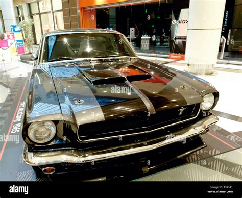 Athens Greece March 25 2019 Old Cars Exhibition Ford Mustang 1965